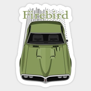 Pontiac Firebird Ram Air 1968 - Green Sticker
